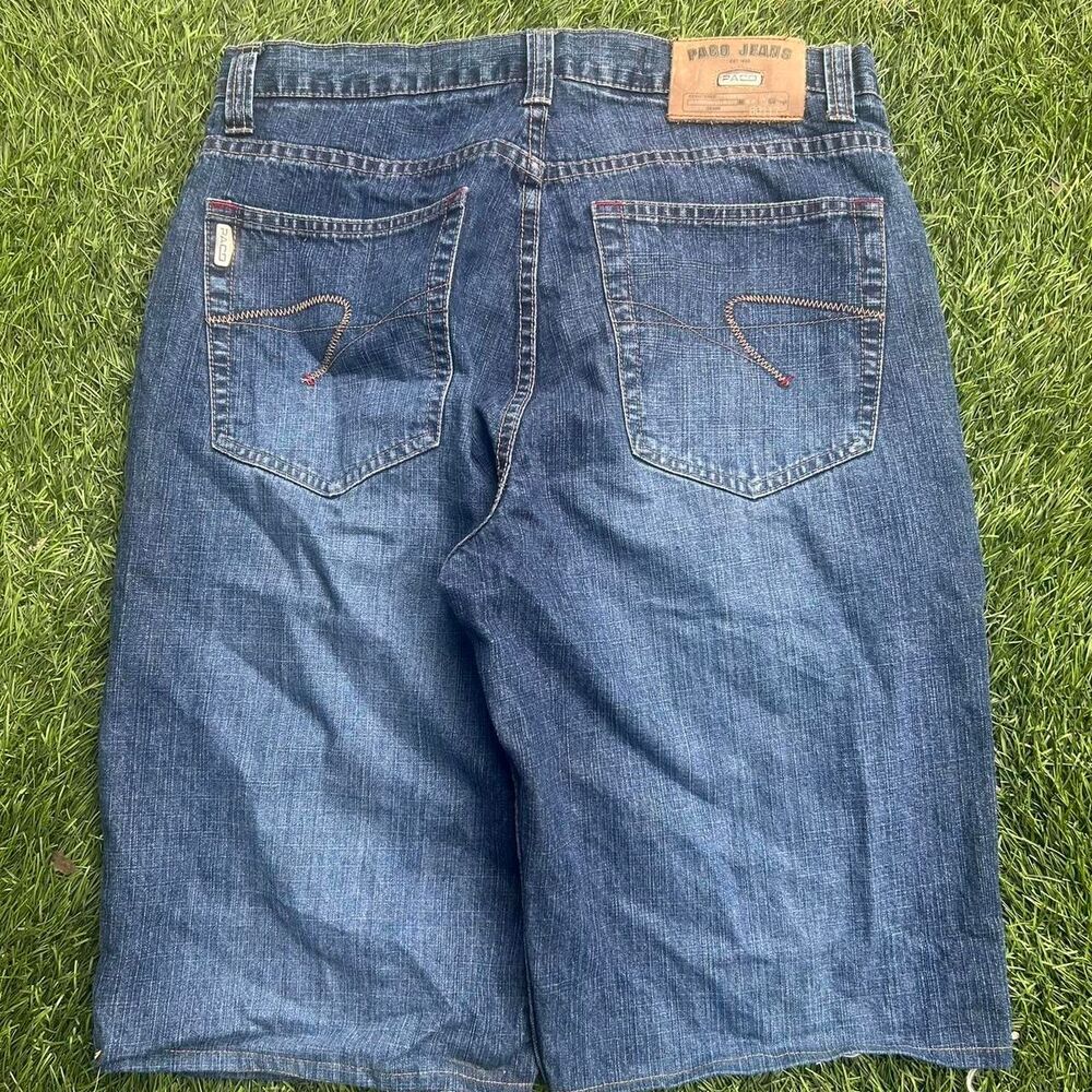 Paco Men's Blue and Navy Shorts